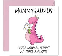 Biglietti di compleanno mamma mummysaurus biglietto di compleanno da figlia figlio buon compleanno mamma dinosauro 145mm biglietti di auguri la festa della mamma mamma