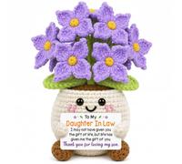 Biglietti di compleanno per nuora, regali per nuora, fiori all'uncinetto | Regali per la figlia in giurisprudenza, fiori all'uncinetto, ortensia, regali per anniversario, compleanno, Natale