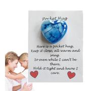 Biglietti di cuore, pietre a forma di cuore con biglietti, souvenir incoraggiante per premi scolastici per la festa della mamma