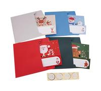 Biglietti Di Natale | Cartoncino Spesso Per Decorazioni Domestiche Con Buste - Cartoline Augurali 3D Per Decorazioni Natalizie,Per Bambini Adulti Amici Colleghi Insegnanti Regali Calze Natalizie Omagg