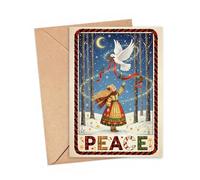 Biglietti di Natale con buste 2025 per festività cattoliche, per la natività, la fede, ispirati al mondo della pace, regalo di Natale, per donne, uomini, genitori, famiglia, amici cristiani, regalo