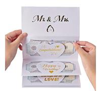 Biglietti di nozze per la sposa e lo sposo, buste per soldi, buste di nozze carte d'argento - buste di nozze, famiglia, amici, casa, contanti, carpe. Carte di nozze p