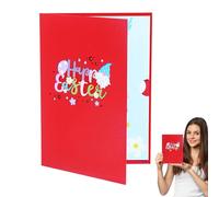 Biglietti di Pasqua coniglio - Biglietti di Pasqua coniglio, questi biglietti sono fatti di carta Biglietti di Pasqua Coniglio Pop Up Biglietti di auguri 3D, biglietti di auguri con buste, biglietti