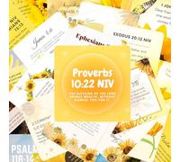 Biglietti di preghiera con versi biblici, girasole 100 Scritture da grattare | Versi biblici per ispirazione quotidiana e sorprese, affermazioni, regali cristiani perfetti per donne, preghiera e
