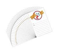 Biglietti di premio scolastico, 25 fogli, 4 x 6 pollici, scrivibili, per insegnanti, lavoratori, ufficio, supply studenti, riconoscimento dello studente