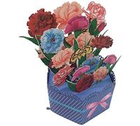 Biglietti di ringraziamento 3D per la festa della mamma con fiori floreali biglietti di auguri per mamma moglie compleanno San Valentino cartoline