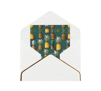 Biglietti di ringraziamento con buste con stampa di frutta tropicale paradiso - biglietti di ringraziamento vuoti - set di cancelleria perfetto per tutte le occasioni