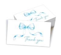 Biglietti di ringraziamento per piccole imprese, 50 biglietti di ringraziamento per negozio al dettaglio, 5 x 8,9 cm, consigliati per rivenditori online, proprietari di piccole imprese e negozi locali