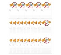 Biglietti di ringraziamento - Set di 25 pezzi per promuovere la gentilezza, strumento motivante per il lavoro e l'aula | Carte di riconoscimento portatili "Du bist fantastic", note di lode per