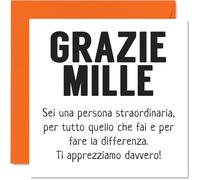 Biglietti di ringraziamento - Tutto quello che fai - Biglietti di ringraziamento per lui Lei Uomini Donne, Biglietto di apprezzamento sincero, 145 mm x 145 mm