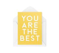 Biglietti di ringraziamento | You Are The F* cking Best Card | Grazie amico Pensando di te migliori amici laurea ben fatto grazie collega CBH1075