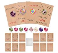 Biglietti di San, romantici, set di lettere d'amore, buste decorative, pratici regalo per coppie, amici, anniversari, matrimoni, feste, messaggi fatti a mano, Besonde