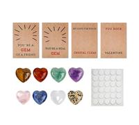 Biglietti di San Valentino a forma di cuore con cristallo per trasformare le tue emozioni in amore distintivo