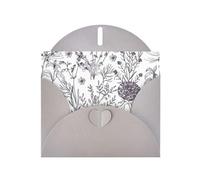 Biglietti e buste con stampa di erbe e piante erbacee fiorite, 12,7 x 15,2 cm, per inviti di matrimonio, compleanno e tutte le occasioni