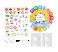 Biglietti educativi per bambini - Carte educative per lo sviluppo delle capacità occhio-mano - educative per abilità cognitive - per l'uso a casa, nelle scuole, in età prescolare