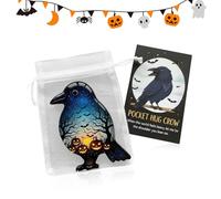Biglietti emozionali per Halloween, portafortuna tascabile con carte di incoraggiamento, compagni di viaggio motivazionali per adulti e bambini, idea regalo per Hajooween