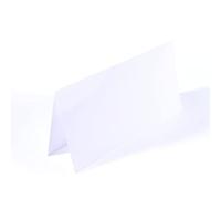 Biglietti Florence per Progetti Creativi Bianco - Robusti 200 gsm - Biglietti Piegati - 13 x 22 cm- Papercraft - Ideali come Biglietti d'auguri, Inviti - Scatola di Stoccaggio Inclusa
