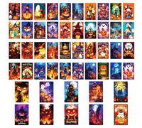 Biglietti Halloween Kit Da 50 Pezzi Cancelleria Decorativa A Tema Horror