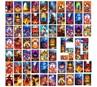 Biglietti Halloween Kit Da 50 Pezzi Cancelleria Decorativa A Tema Horror