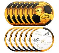 Biglietti Invito Compleanno 12 Pezzi Compleanno Calcio Rotondo Inviti Compleanno Calcio Inviti Per Feste Di Compleanno Inviti Compleanno Oro