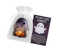 Biglietti ispiratori di Halloween, ciondolo tascabile con biglietti di incoraggiamento, da collezione figure per classe, amici, scuola, casa, colleghi, ufficio, viaggi, compleanno