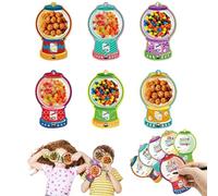 Biglietti pasquali per bambini, confezione da 18 biglietti fai da te con cupole trasparenti, per cestini pasquali creativi e regali di scambio in classe, per ragazzi e ragazze