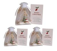 Biglietti per albero di Natale, crea scene acriliche con paesaggi innevati e figure natalizie, biglietti di auguri festivi con albero di neve design per decorazioni stagionali