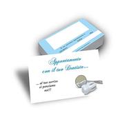 Biglietti per Appuntamenti Dentista (da 50 a 500 pezzi) Promemoria Appuntamento Studio Odontoiatrico. Tessere con Tabella per Fissare gli Appuntamenti Studio Dentistico (500)