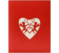 Biglietti pop-up per San , biglietto di auguri romantico, biglietto pop-up per San , festa della mamma, biglietto di nozze, biglietto d'amore per San