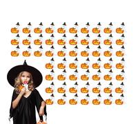 Biglietti Porta Lollipop Halloween - Involucro Zucchero Fantasma | Confezione 50 Pezzi per Matrimonio Compleanno Cottura Ragazzi Bambini Snack