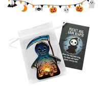 Biglietti tascabili di Halloween, biglietti di incoraggiamento di Halloween, figure motivazionali portatili per studio, viaggi, vacanze, bambini, adulti, colleghi familiari