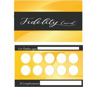 Biglietti tessere Fedeltà Fidelity Card bar estetista bv02 fidelizzare pizza