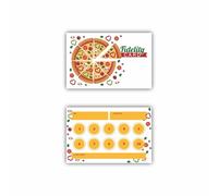 Biglietti tessere Fedeltà pizza pizzeria bar Caselle sul Retro per Fidelizzare la Clientela. Fidelity Card da Timbrare o da apporre etichetta adesiva premia i clienti tessera fidelity card bv04