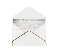 Biglietti vuoti con buste, biglietti di auguri singoli con buste, da inviare ad un amico intimo