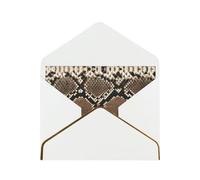 Biglietti vuoti con buste, biglietti singoli con buste, da inviare ad un amico intimo