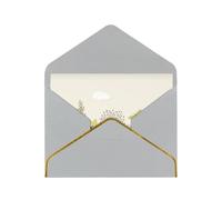 Biglietti vuoti con buste, motivo: farfalle che volano tra i fiori, con buste, da inviare ad un caro amico