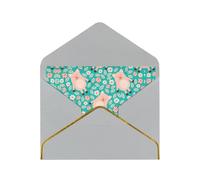 Biglietti vuoti con buste, motivo maialino, con buste, biglietti singoli con buste, inviare ad un amico intimo