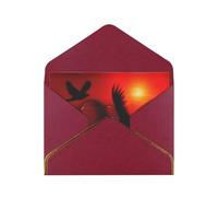 Biglietti vuoti con buste, motivo: uccellino, amore, cuore, con buste, da inviare ad un caro amico