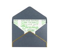 Biglietti vuoti con buste, per il giorno di San Patrizio irlandese, con buste, da inviare ad un caro amico