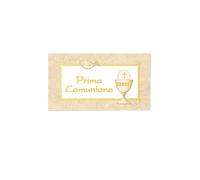 REX SADOCH - 53A4025 - Bigliettino bomboniera personalizzabile - comunione - Rex Sadoch - scatola 25 fogli A4 da 20 biglietti - 88431 - Conf. da 1 Pz. - 53A4025