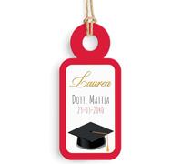 Bigliettino Bomboniera Tag 24 pezzi Laurea Personalizzato (TAG0036)