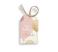 Bigliettino Bomboniera Tag 50 Pezzi 18 Anni Compleanno Ragazzi Compleanno Adulti Personalizzato (Oro Rosa)