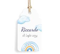 Bigliettino Bomboniera Tag Set da 24 Pezzi Personalizzato (FFTAG 0079)