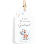 Bigliettino Bomboniera Tag Set da 24 Pezzi Personalizzato (FFTAG 0085)