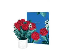 Biglietto augurale Flora Origamo MINI ROSES - realizzato a mano