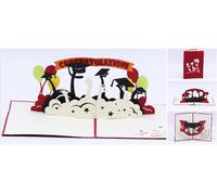 Biglietto augurale ORIGAMO LAUREA - compleanno generico - POP UP - realizzato a