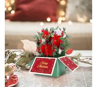 Biglietto augurale Origamo STELLA DI NATALE BOX - realizzato a mano