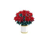 Biglietto augurale Origamo STELLA DI NATALE - realizzato a mano 3D Poinsettia