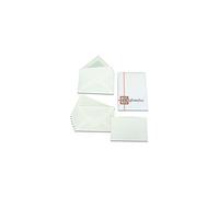 BIGLIETTO CON BUSTA 10pz 7x11cm BLASETTI BRISTOL BIANCO