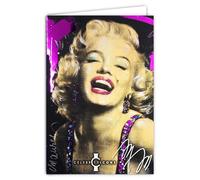 Biglietto con licenza ufficiale Sidney Maurer Marilyn Monroe - Attrice cantante americana, 23 x 17 cm, con busta bianca, 12 x 17,5 cm, per compleanno, pensionamento